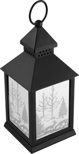 

Фонарь Homeclub Олени в лесу теплый белый на батарейках 23,5 см