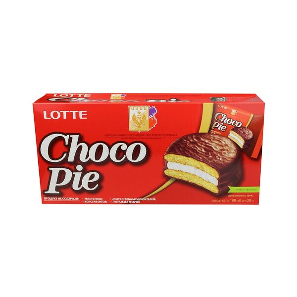 Конд изд мучное в глаз ЛОТТЕ ЧОКОПАЙ LOTTE CHOCOPIE 168г