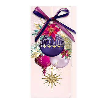 

Конверт для денег Лакарт С Новым Годом и Рождеством 185x90 мм