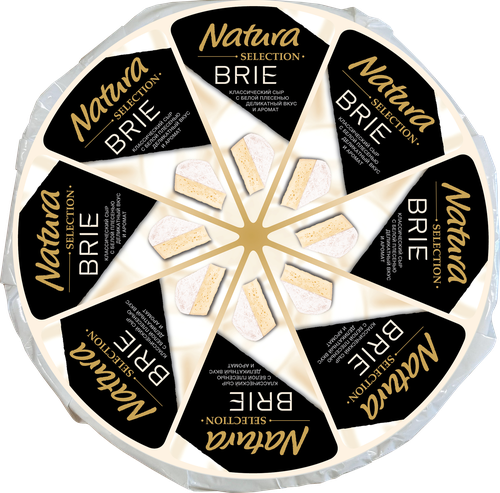 

Сыр Natura Selection Бри мягкий с белой плесенью 50% без змж вес