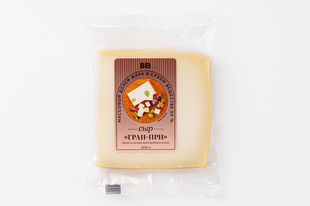 

Сыр твердый ВкусВилл Гран-При 200 г