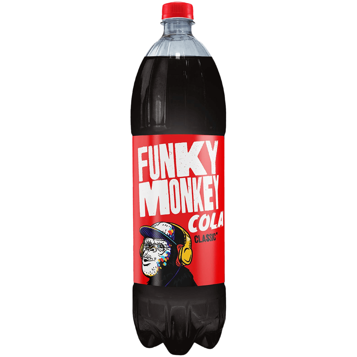 

Напиток Funky Monkey Cola Classic сильногазированный 1.5 л