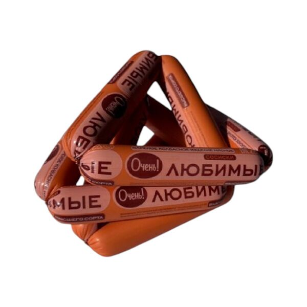 Сосиски Любимые очень! вар колб изд мясн в/с вес Ошмянский МК