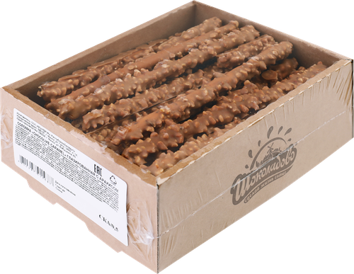 

Соломка Шоколадово Chocolike caramel глазированная с арахисом 500 г
