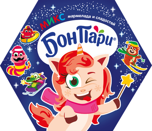 

Подарок новогодний Бон Пари и веселая компания 376 г