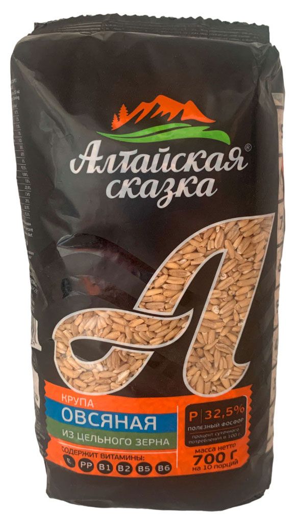 

Крупа овсяная Алтайская сказка Высший сорт 700 г