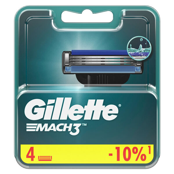 Кассеты Gillette Mach3 4s 4шт
