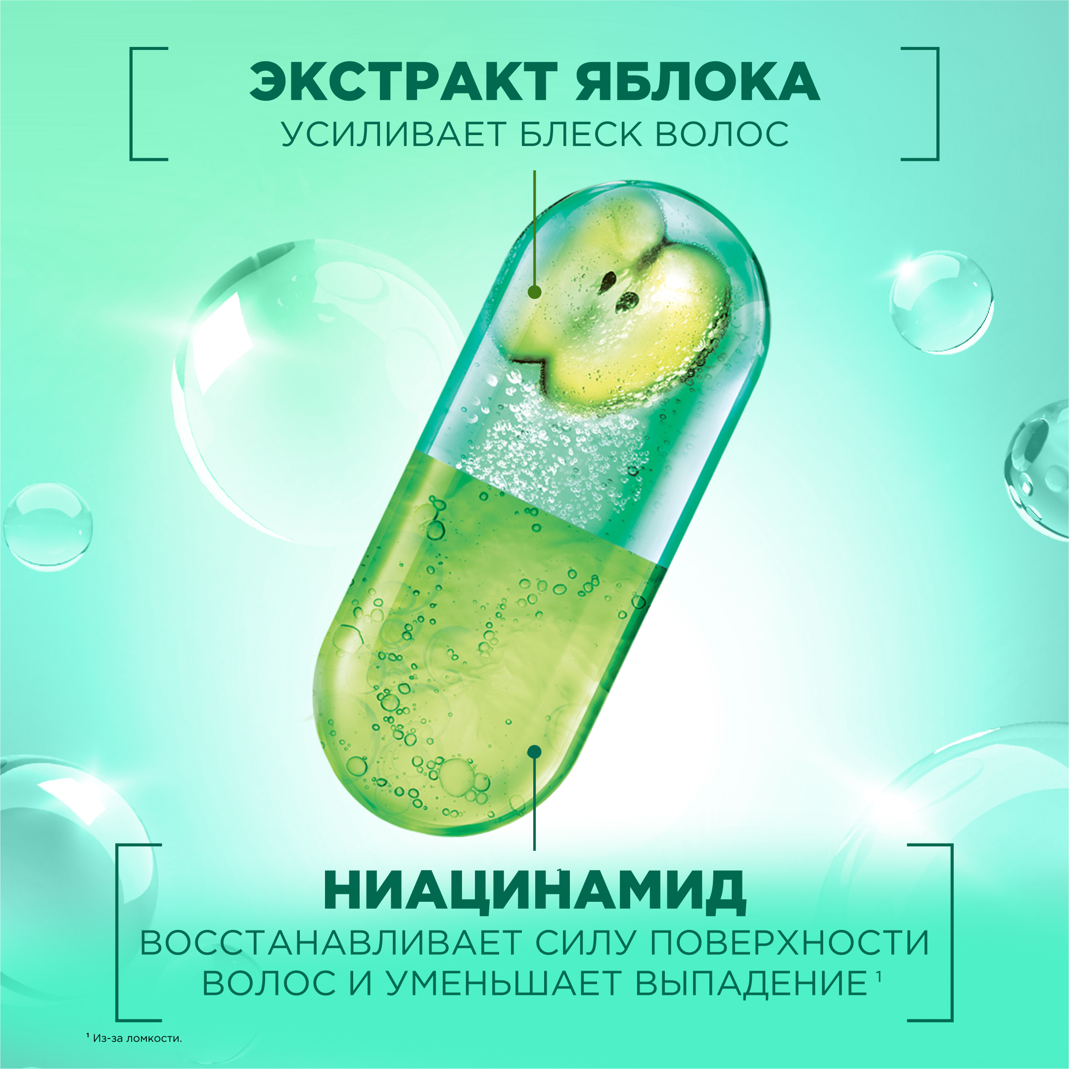 

Комплексный несмываемый крем Garnier Fructis Рост во всю силу 10 в 1 с экстрактом яблока и ниацином 400 мл
