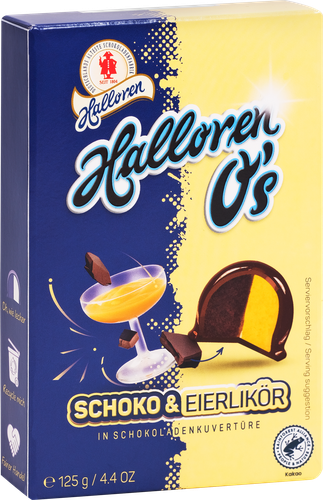 

Конфеты шоколадные Halloren Schoko&Eierlikör с какао и яичным ликером 125 г