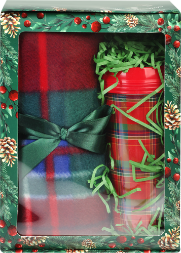 

Набор подарочный Homeclub плед 100х140см + кружка, в ассортименте