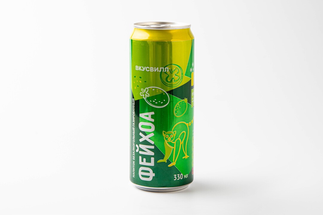 

Напиток газированный ВкусВилл Фейхоа 330 мл