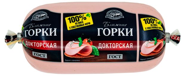 

Колбаса варёная Докторская Ближние Горки ГОСТ 500 г