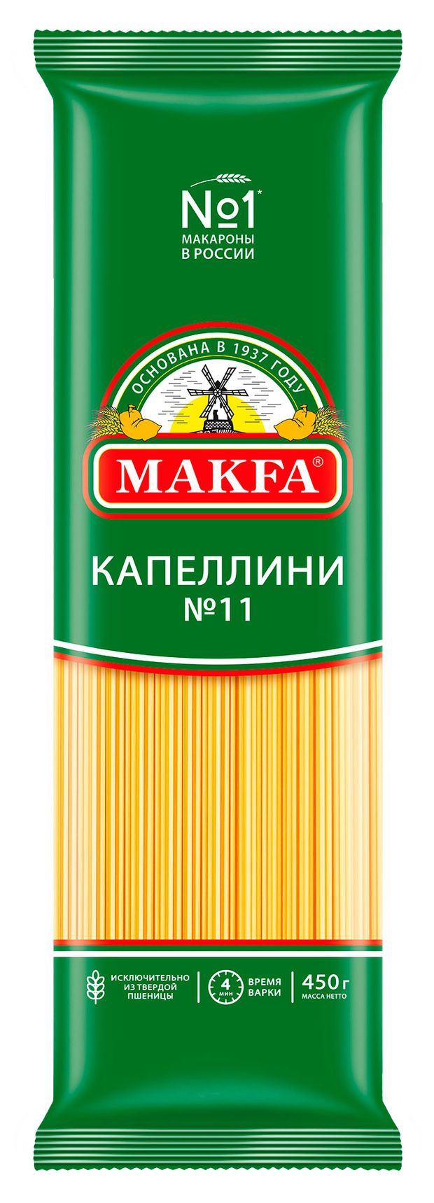 

Макаронные изделия Makfa Капеллини 450 г