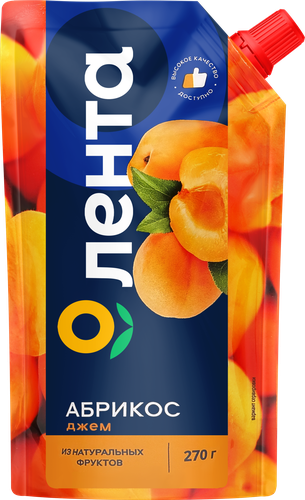 

Джем Лента Абрикос 270 г