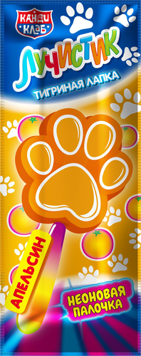 

Карамель на неоновой палочке Канди Клаб Тигриная лапка 10 г вкус в ассортименте