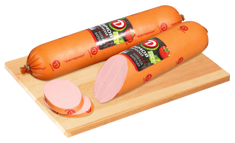 

Колбаса Дымов Докторская ручной вязки вес