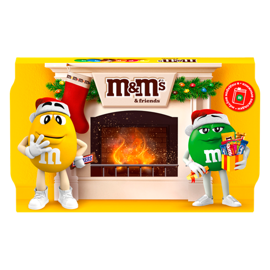 

Подарочный набор кондитерских изделий M&M's Камин 293 г