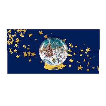 

Конверт для денег Лакарт С Новым Годом и Рождеством 185x90 мм