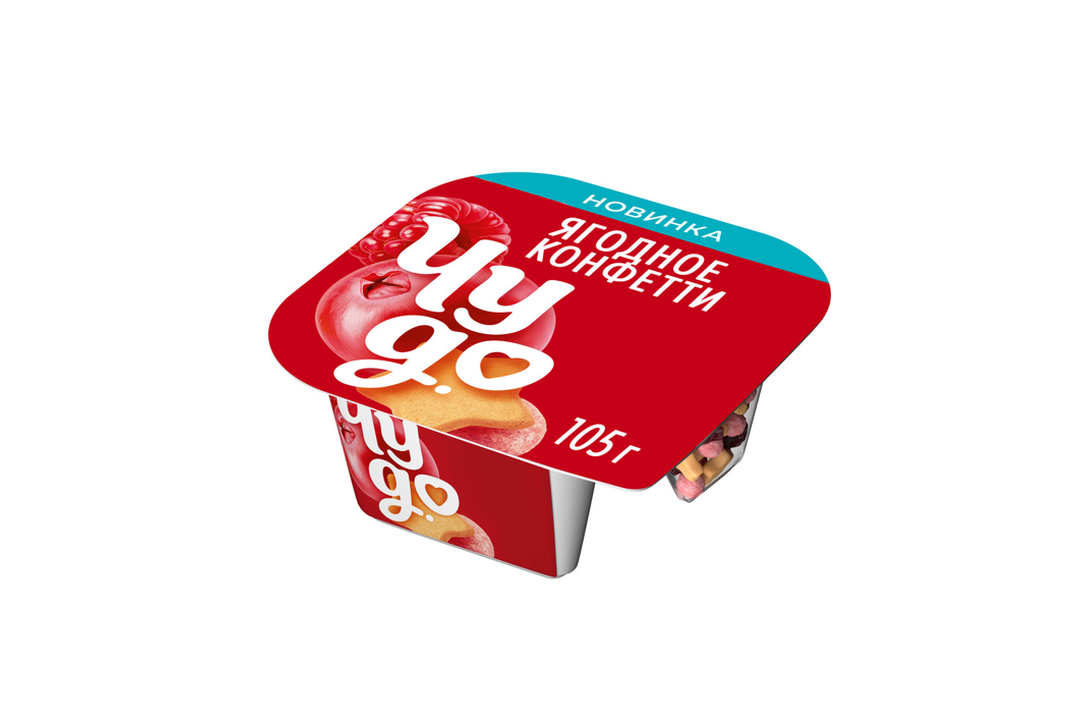 

Йогурт Чудо Ягодное конфетти с хрустящими насыпками-шариками 4% 105 г