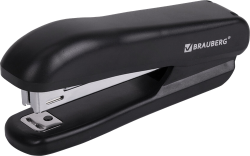 

Степлер Brauberg Style до 25 листов N24/6, 26/6 черный арт. 272747