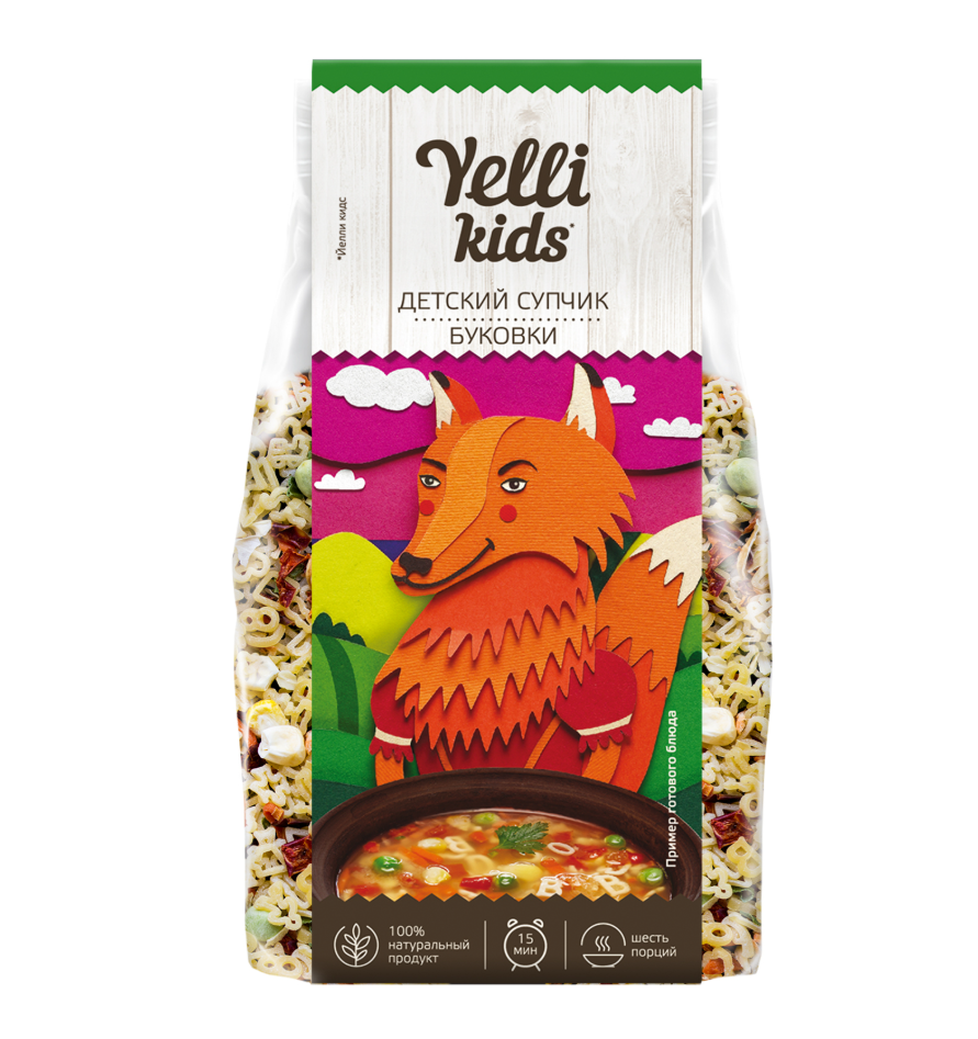 

Смесь Yelli kids Детский супчик Буковки 80 г