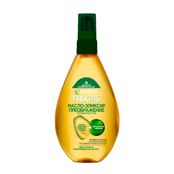 Масло-эликсир Fructis Тройное восстановление для всех типов волос 150 мл