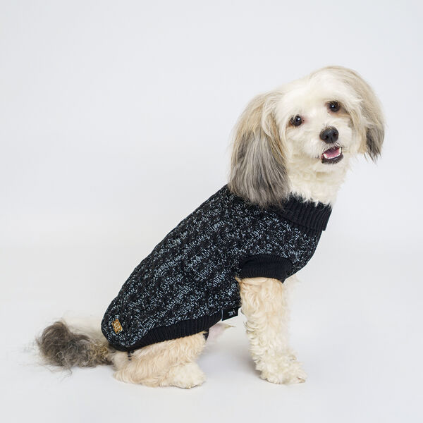 Свитер для собак Rurri светоотражающий черный L