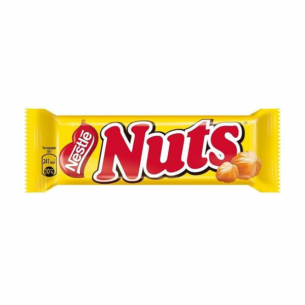 Шоколадный батончик, Nuts, 50 г