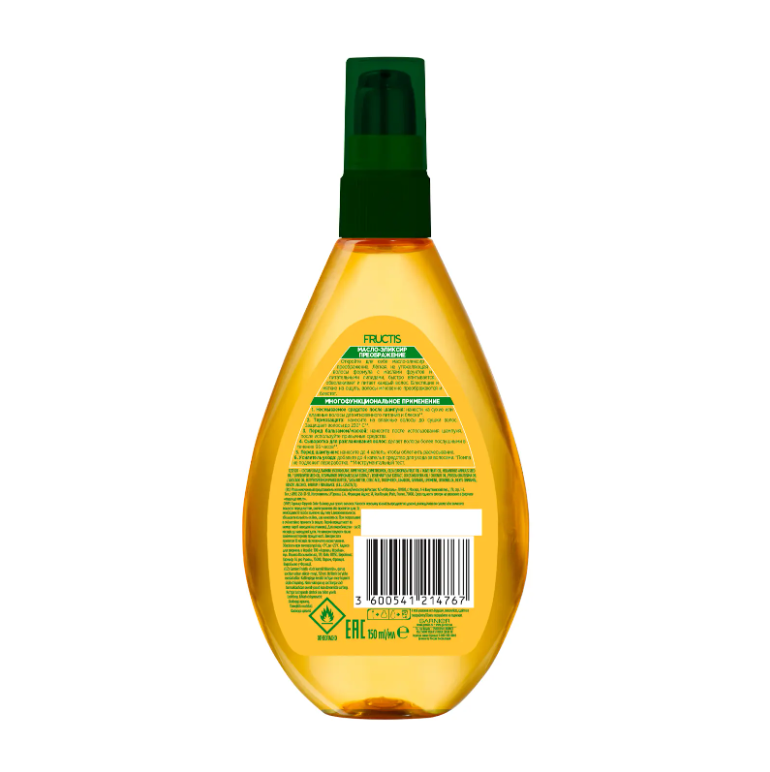 

Масло-эликсир Fructis Тройное восстановление для всех типов волос 150 мл