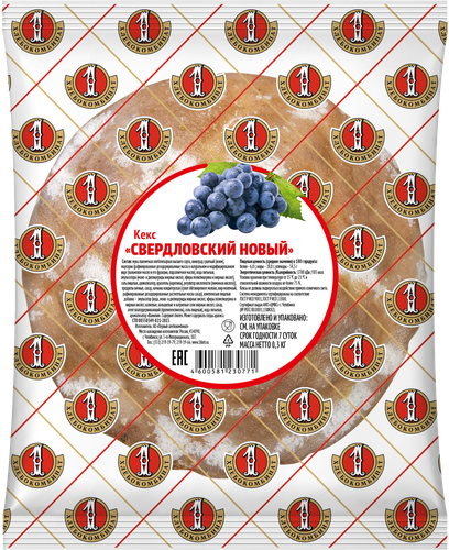 

Кекс Первый хлебокомбинат Свердловский 300 г