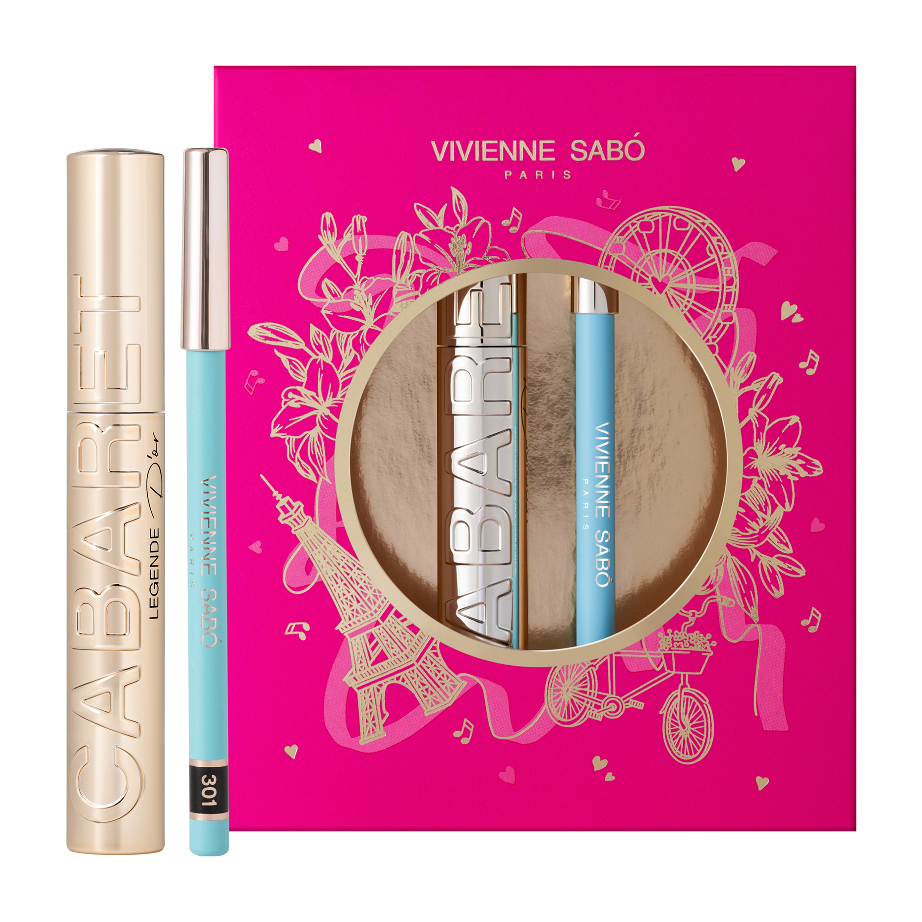 

Набор для макияжа глаз Vivienne Sabo Cabaret Legende D'or&Liner Flirteur 10.3 г