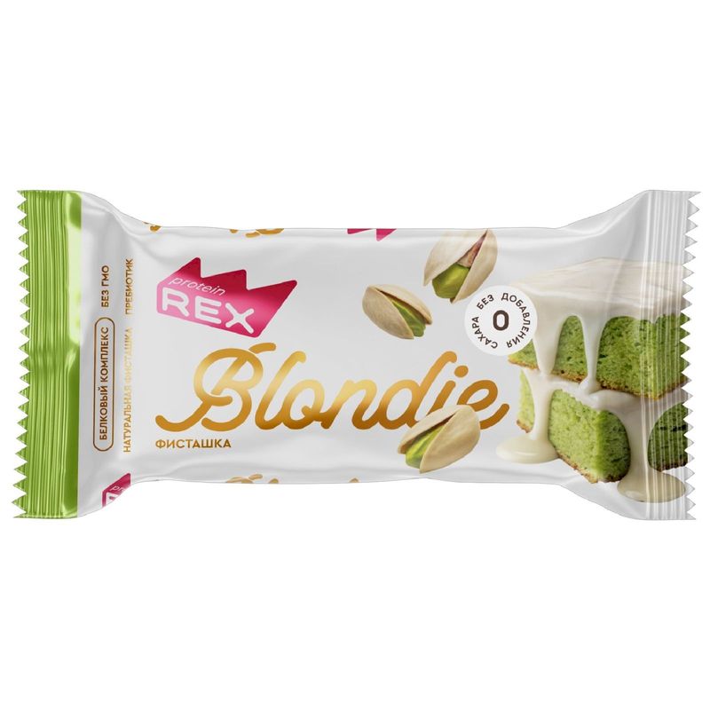 

Пирожное протеиновое ProteinRex Блонди Фисташка 50 г