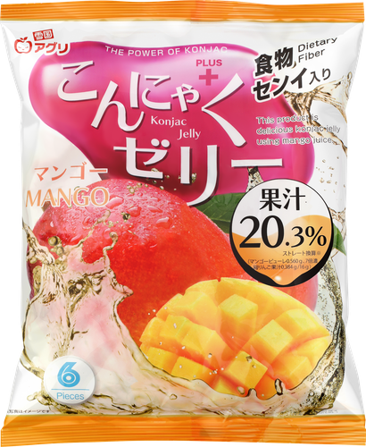

Желе Konnyaku с натуральным соком Yukiguni Манго + Коллаген 96 г