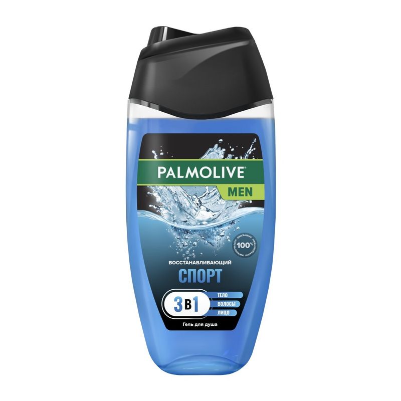 

Гель для душа Palmolive Men Спорт Восстанавливающий 3в1 для тела, лица и волос 250 мл