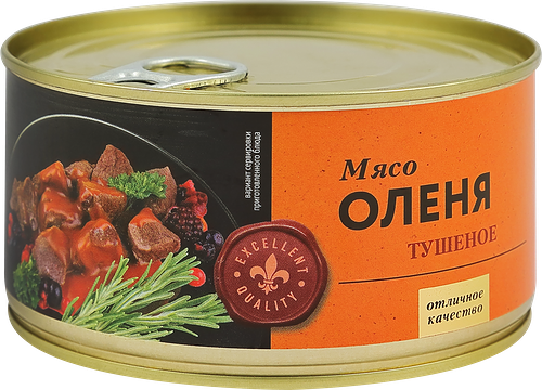 Оленина тушеная Premium Club, 325г