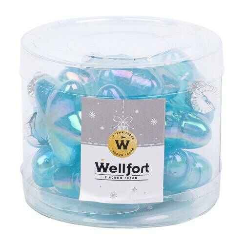 Набор украшений Звезды стекло МН 86903 12шт