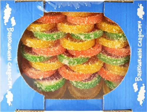 

Мармелад Ванюшкины сладости Дольки апельсина, лимона, арбуза 450 г