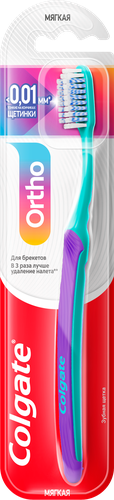 

Зубная щетка Colgate Ortho для брекетов мягкая цвет в ассортименте 1 шт.