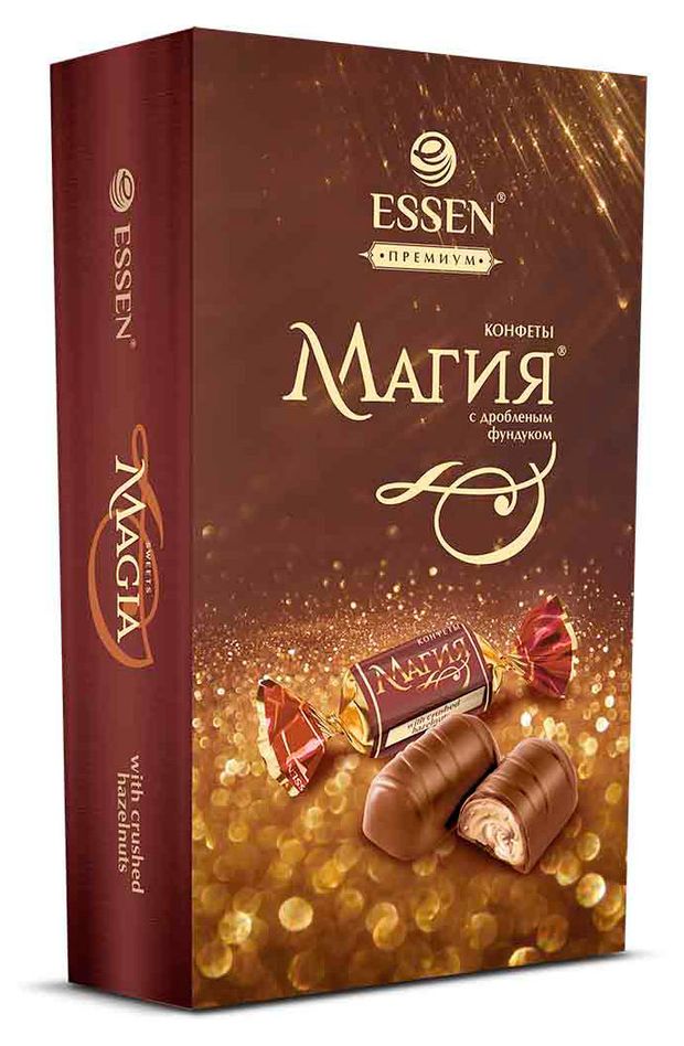 

Конфеты Essen Магия с дробленым фундуком 127 г