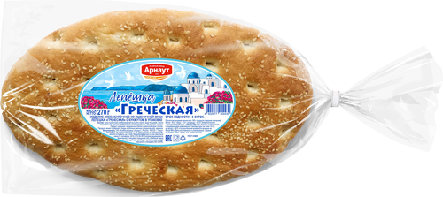 

Лепешка Арнаут Греческая с кунжутом 270 г