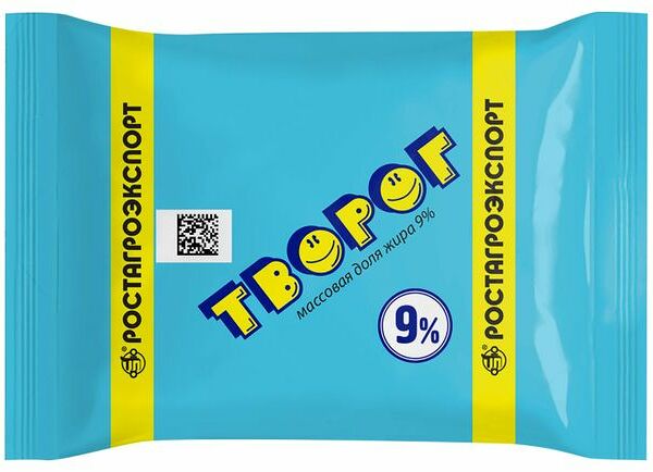 Творог Ростагроэкспорт мягкий 9% 180 г