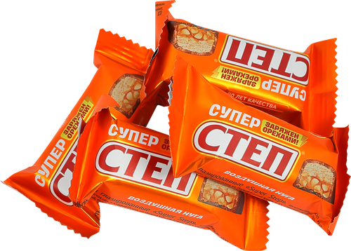 

Конфеты глазированные Славянка Степ Super Step вес