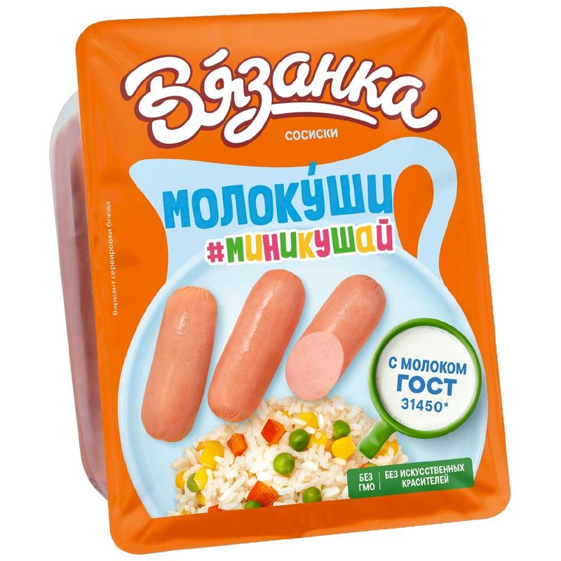 

Сосиски Вязанка Молокуши Миникушай 330 г