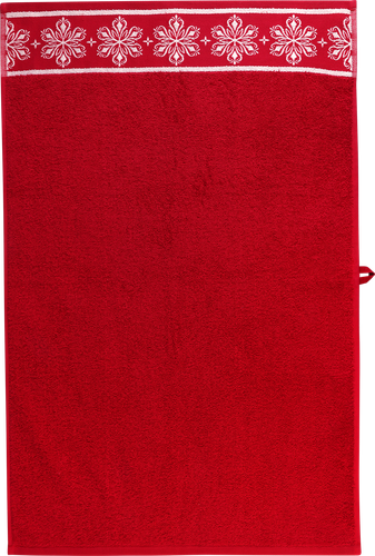 

Полотенце махровое Homeclub Christmas Traditions красное 50 х 70 см