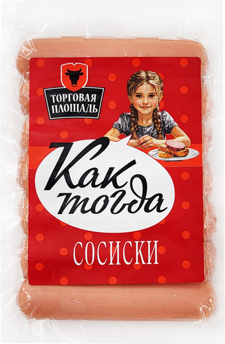 

Сосиски Торговая площадь Как тогда 300 г