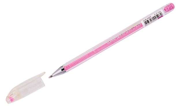 

Ручка гелевая CROWN Hi-Jell Pastel 0,8мм розовая пастель Арт. HJR-500P