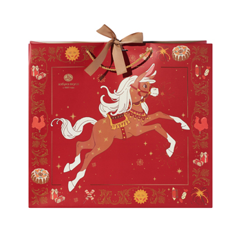 

Пакет подарочный Азбука вкуса Конёк-Горбунок M 40x30x16 см