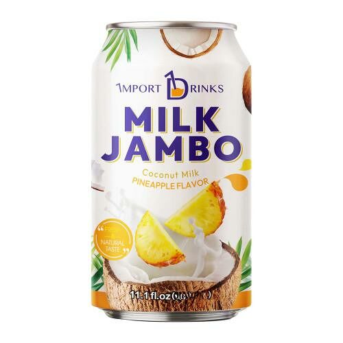Кокосовый молочный напиток Milk Jambo со вкусом ананаса 330 мл