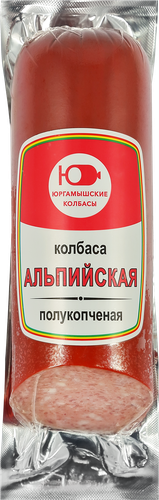 

Колбаса Юргамышские колбасы Альпийская полукопченая 330 г