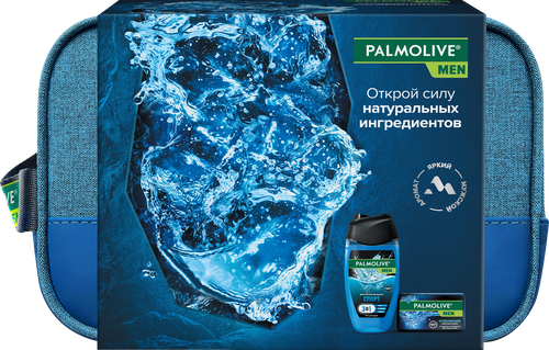 

Набор подарочный мужской Palmolive Men Гель для душа Спорт восстанавливающий 250 мл, Мыло туалетное Северный океан 90 г